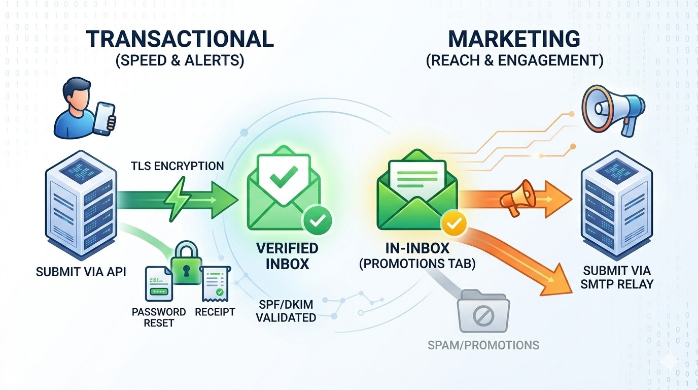 Transactional vs. Marketing Emails: Which Do You Need?"