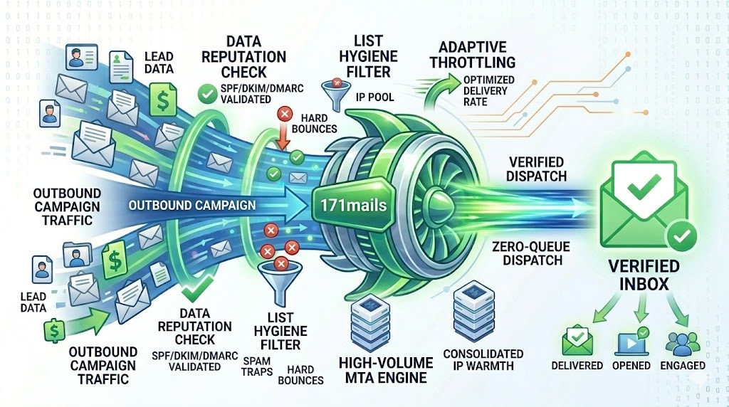 The Physics of the Send: How to Batch 1 Million Emails Without Triggering a Blacklist